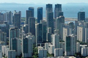 서울 시내의 아파트 전경