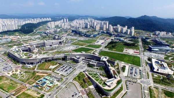 세종시 행정타운 전경..