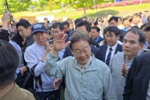 영주 팢은 이재명, 투표 통한 변화 강조..