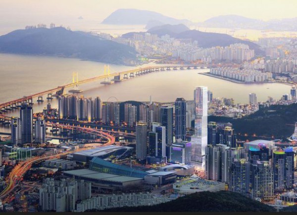 부산시내 전경