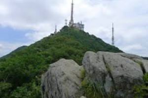 모악산 정상 전경